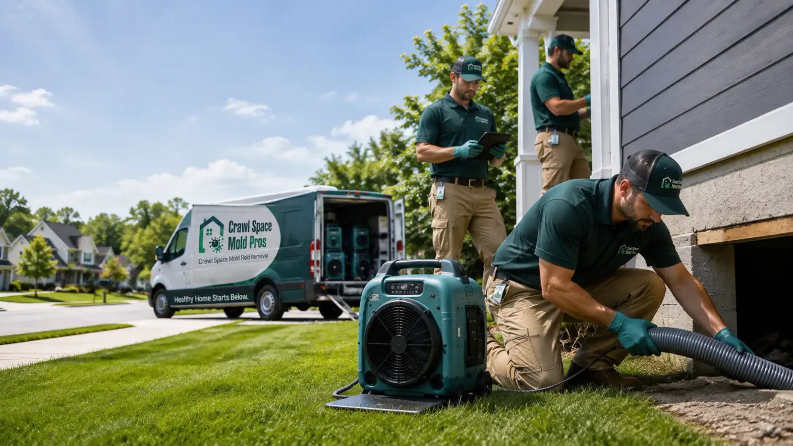 Crawl Space Mold Removal in Henderson, MN
